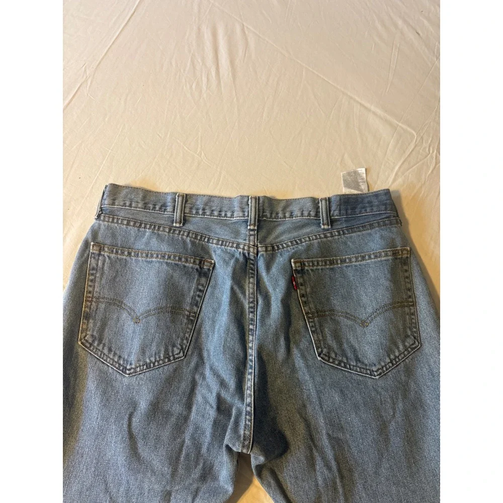 Levi's‎ 505 Regular Fit Jeans Mens 38x30 Blue Excellent Straight Leg Denim